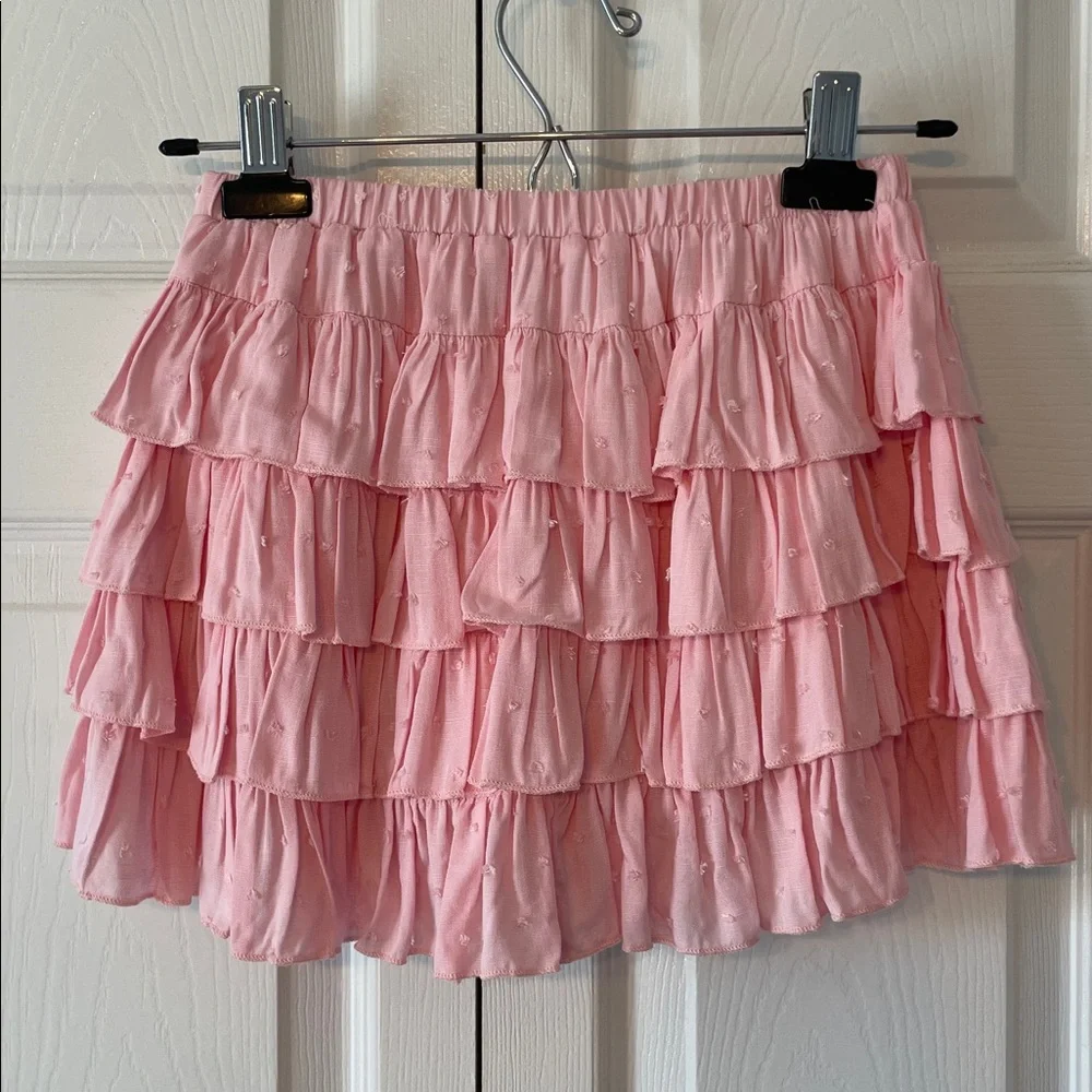 Altar’d State Claira Tiered Mini Skort - Picture 7 of 8